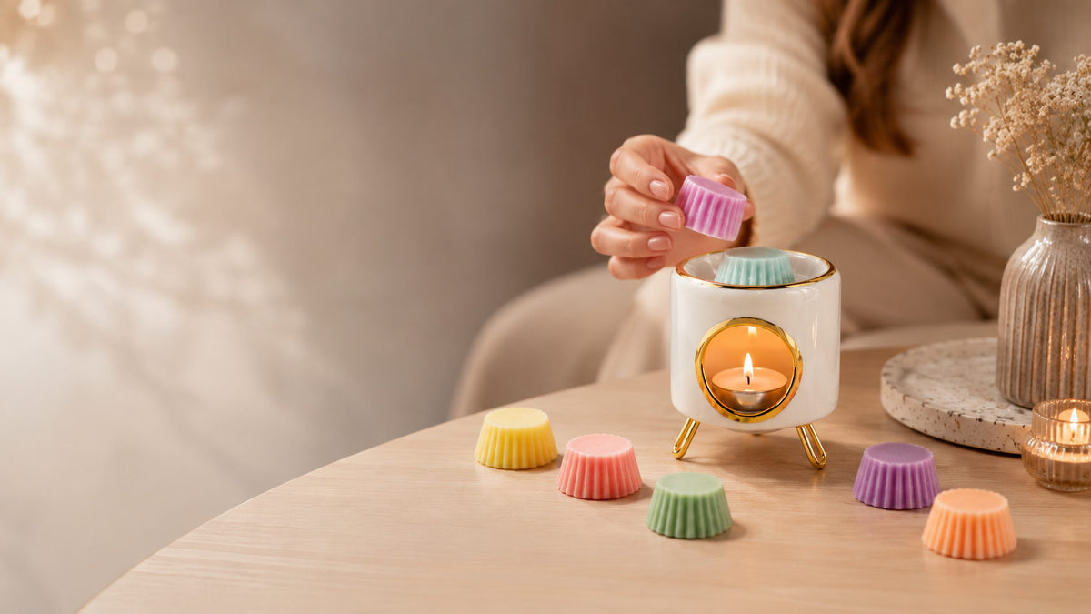 Fondants parfumés Luminante avec brûle-parfum